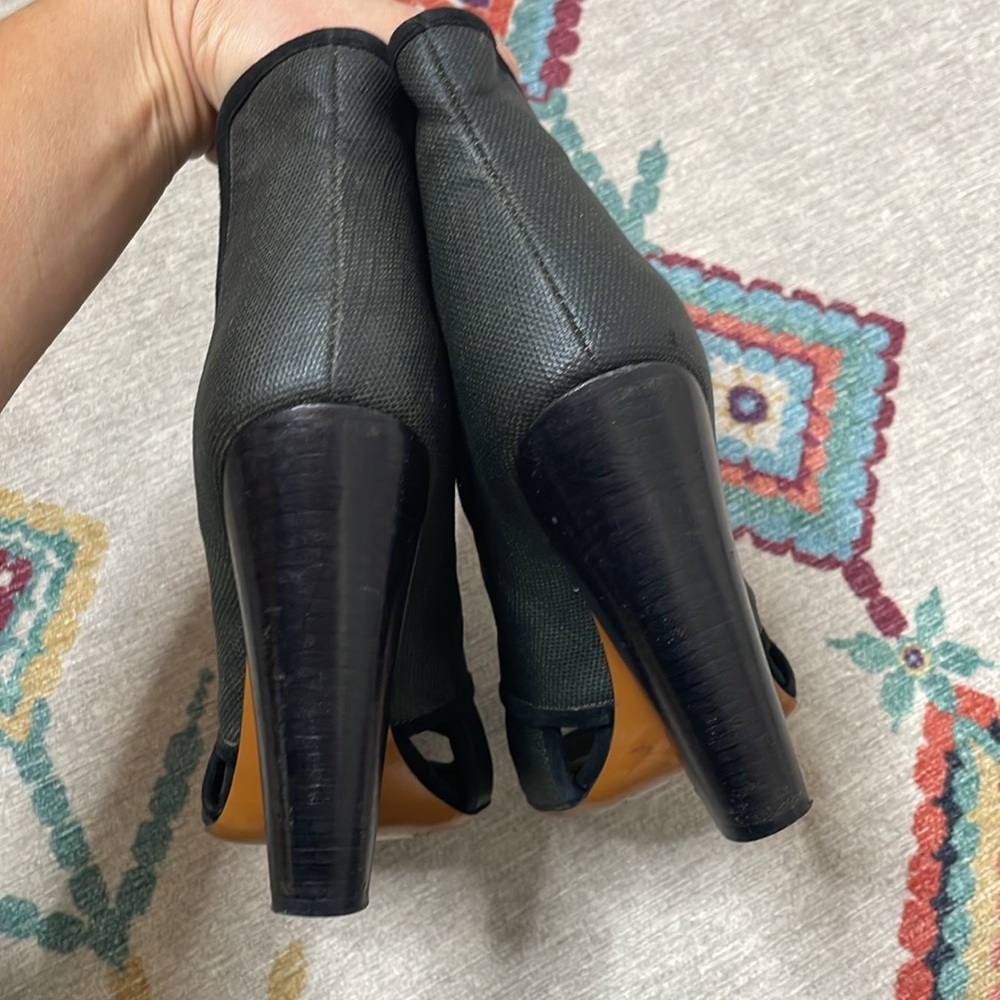 Givenchy Open Toe Booties - image 3